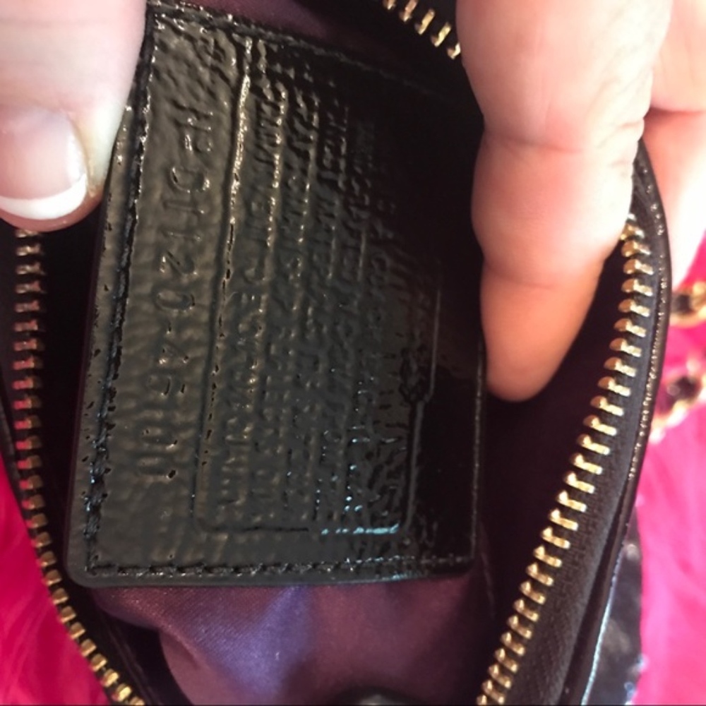 Rare! Coach Black Sequin Crossbody Bag - Picture 4 of 7